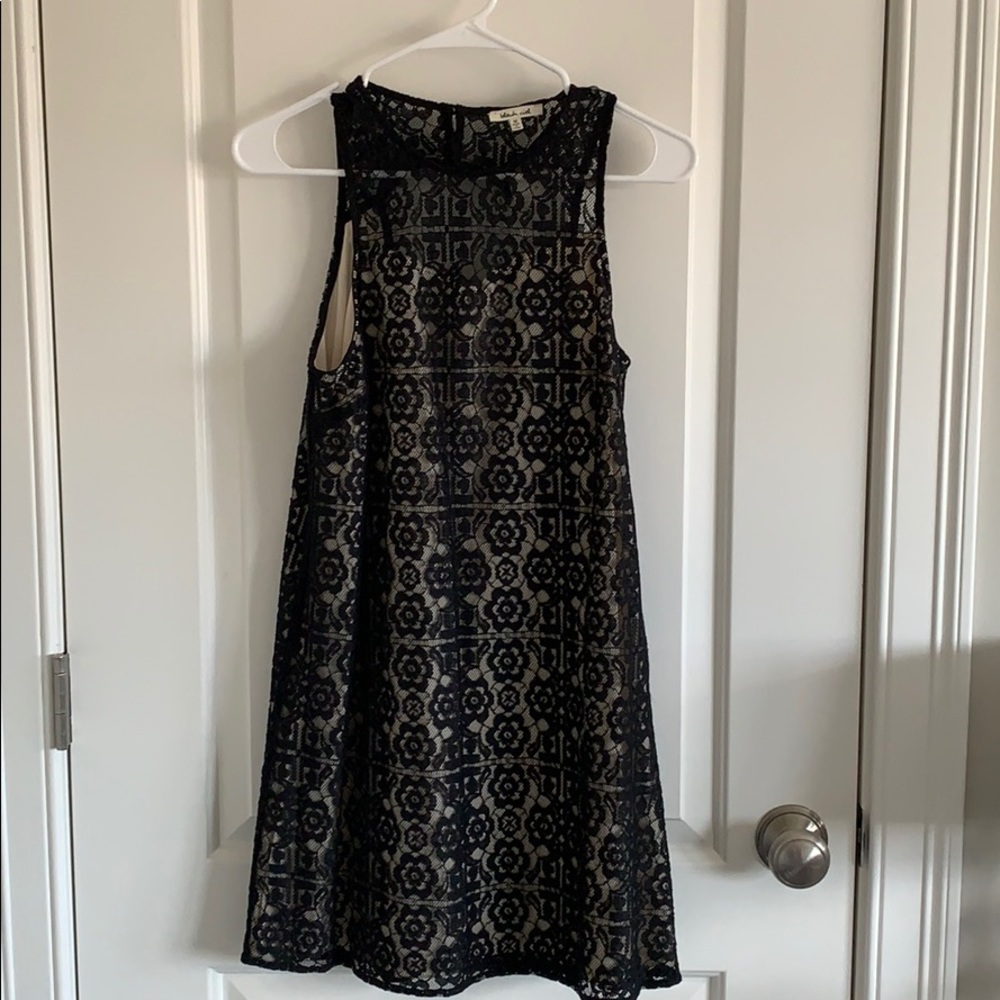 Black lace dress